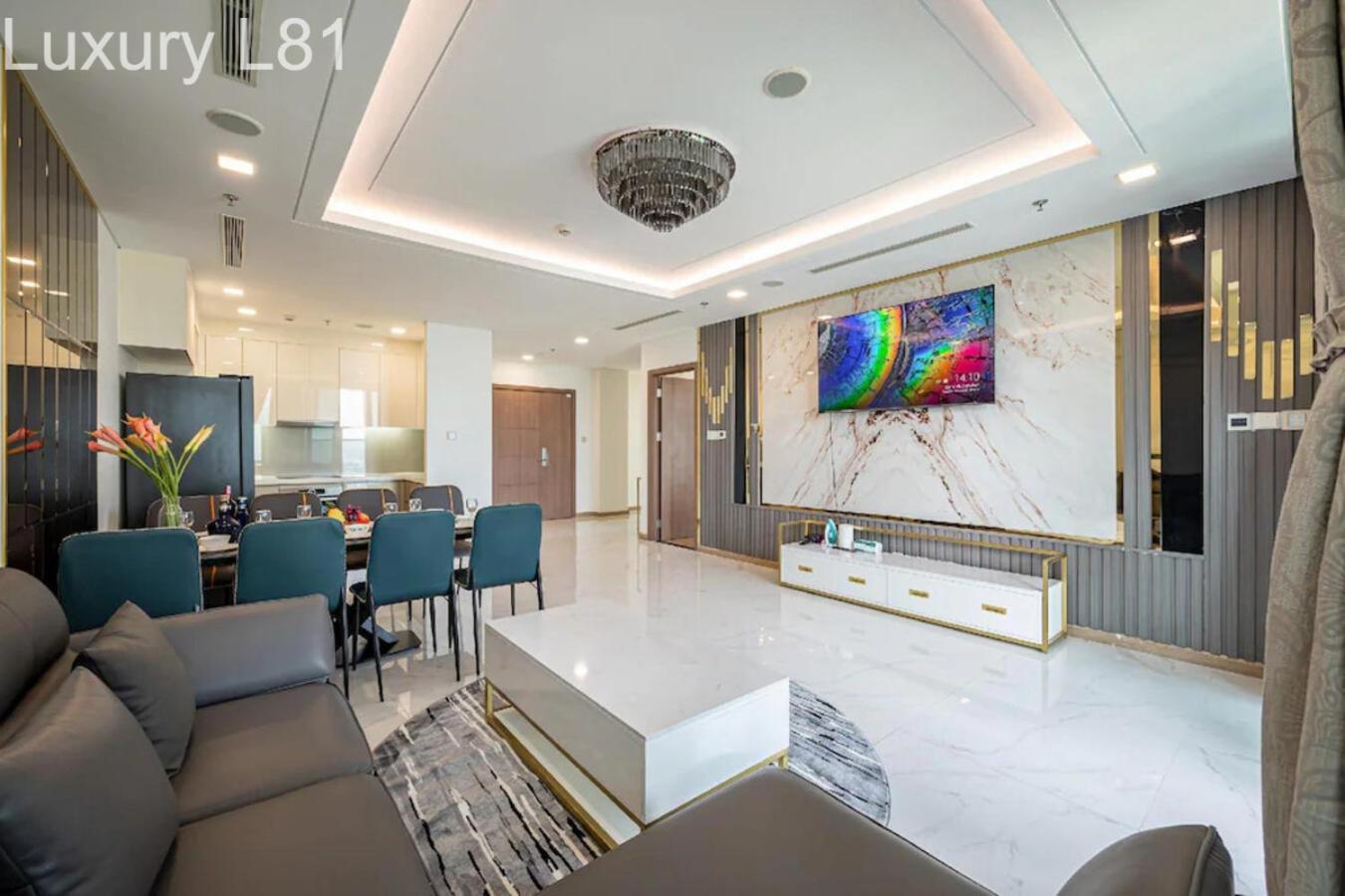Angia Luxury Apartment Inside Landmark 81 Tower Ho Şi Min Exterior foto